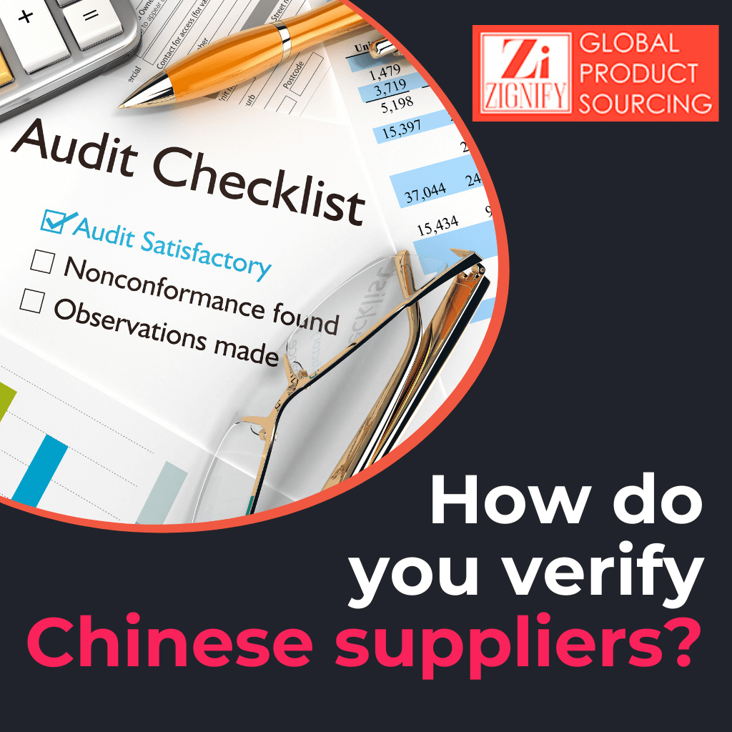 How do you verify Chinese suppliers?